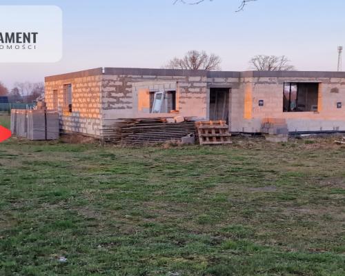 * 2 działki  rozpoczęta budowa domu Małe Rudy