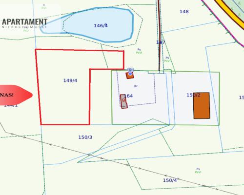 Działka 3000 m2 widok na jeziora kleszczowieckie