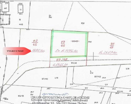 Działka z widokim na las 35 km od Wrocławia!