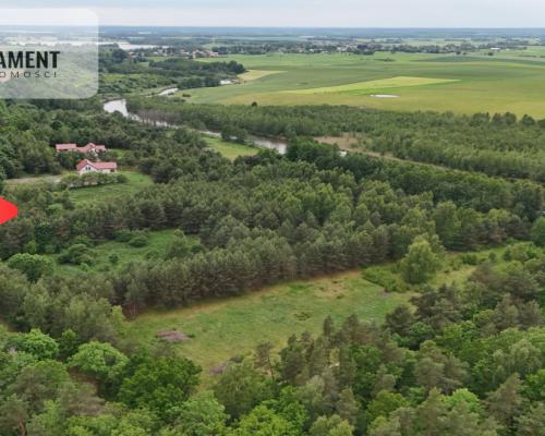 Działka z linią brzegową – Mazury, media, WZ!