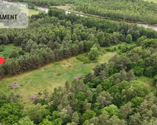 Działka z linią brzegową – Mazury, media, WZ!