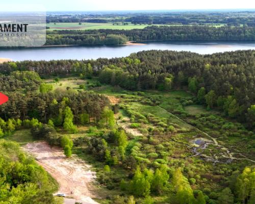 Działka ponad 8ha tuż przy jeziorze!