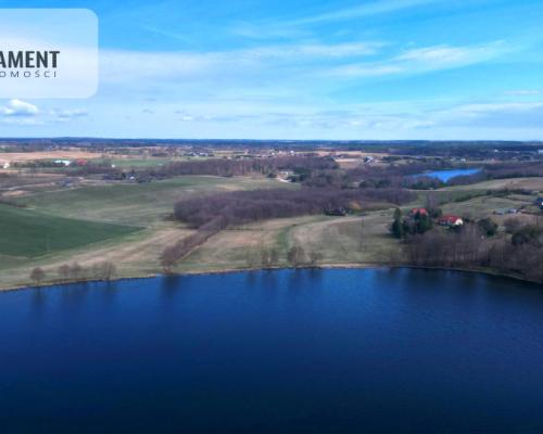 Działka rolna z widokiem na jezioro