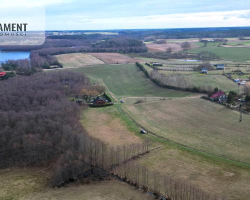 Działka rolna z widokiem na jezioro