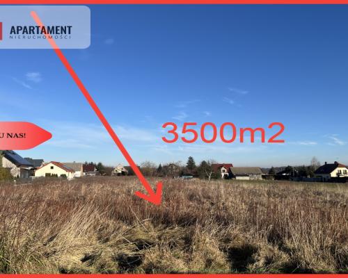 Budowlana 3500m2/Dolina Baryczy/media w drodze