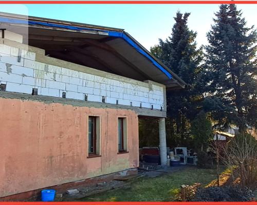 Domek Rod w rozbudowie - Drzewce