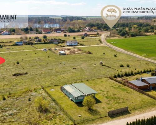 * 2 działki z WZ z domkiem - Jezioro Wąsosz