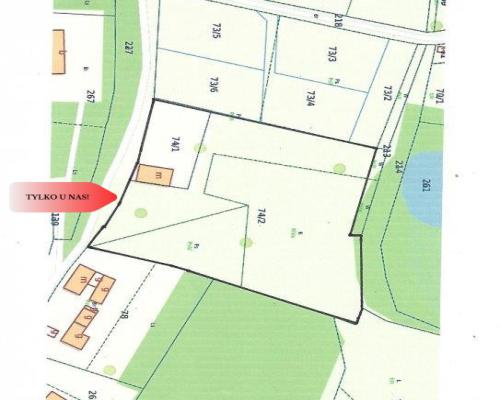 Działka  z pozwoleniem budowy domu opieki.