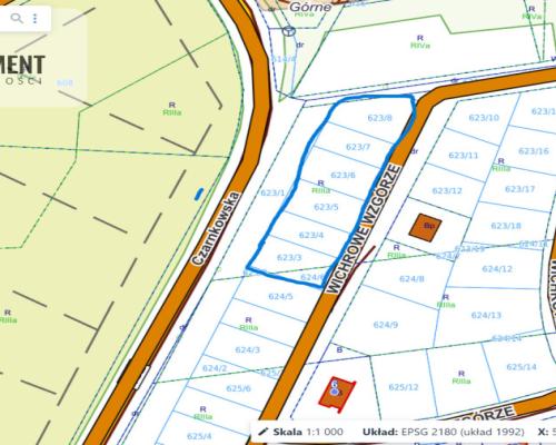 Działki INWESTYCYJNE POD ZABUDOWĘ SZEREGOWĄ