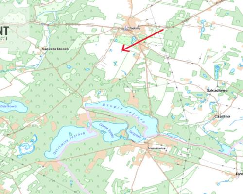 Działka w okolicy lasów i jezior!!