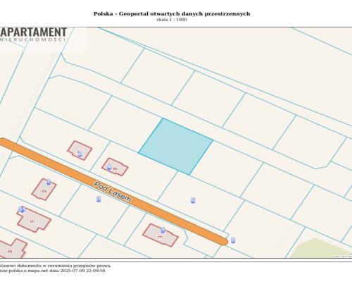 Działka budowlana 1031 m² – Kraśniewo!!!