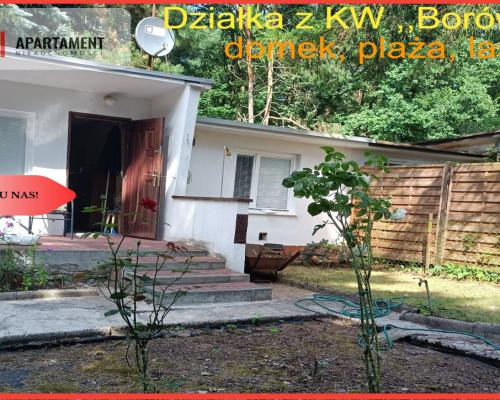 Działka  z Kw las, jezioro, domek