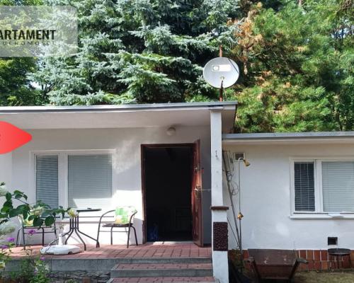 Działka  z Kw las, jezioro, domek