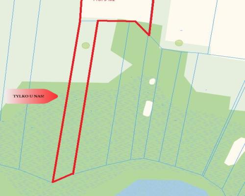 Tylko u nas !Duża Działka Z Dostępem do Jeziora