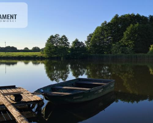 Działki wraz ze stawem