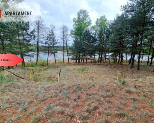 Działki z linią brzegową jeziora pod Toruniem