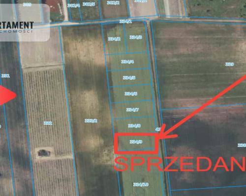 Pozostały już dwie działki z Mpzp/1332m2 i 1335m2