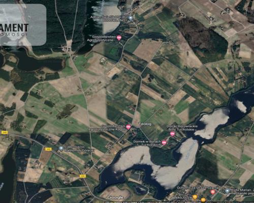 Piękna działka w okolicy jezior i lasów