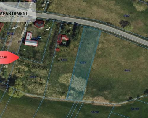 * Działka otoczona lasami i polami z WZ