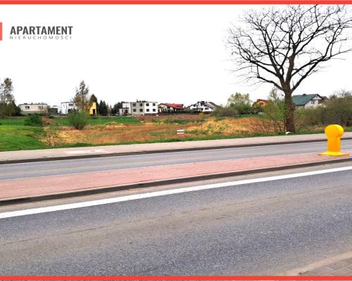 Działka przy drodze głównej pod inwestycję!!