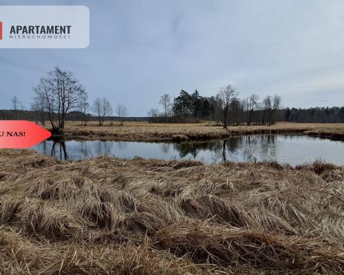 Działka  1,140 ha w lesie, przy rzece Wda-Smolniki