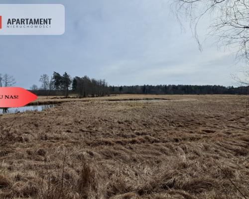 Działka  1,140 ha w lesie, przy rzece Wda-Smolniki