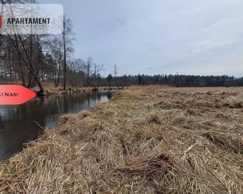 Działka  1,140 ha w lesie, przy rzece Wda-Smolniki