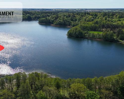 Działka z widokiem na jezioro