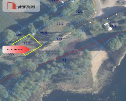 Działka z widokiem na jezioro