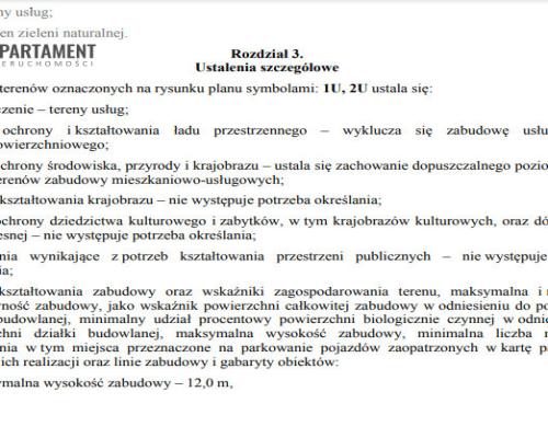 Działka usługowa/możliwość zakupu mniejszej