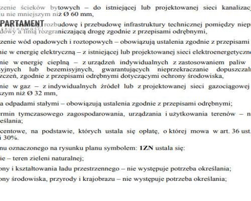 Działka usługowa/możliwość zakupu mniejszej