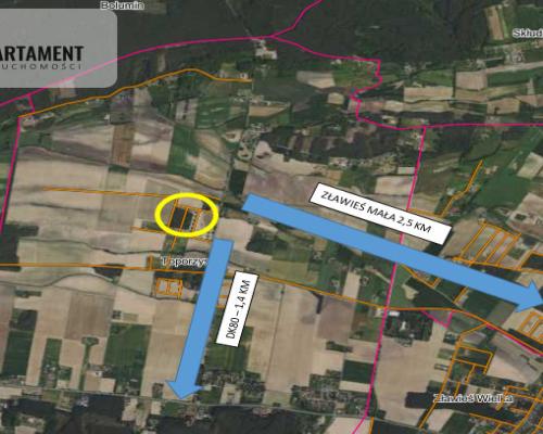 Działka usługowa/możliwość zakupu mniejszej