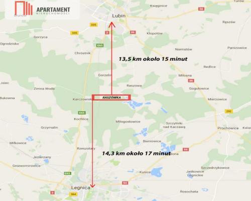 Działka inwestycyjna/ Raszówka