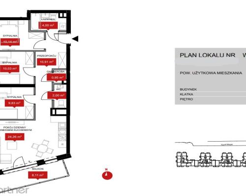 Mieszkanie 4-pokojowe z balkonem, nad rzeką!
