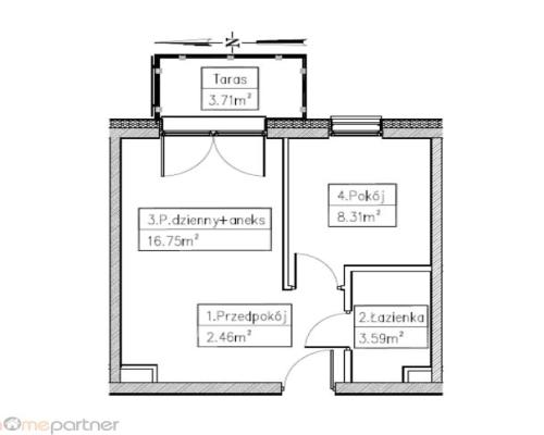Nowe WYKOŃCZONE POD KLUCZ 2-pokojowe mieszkanie!