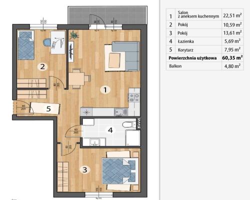 Gotowe do odbioru•PKP 300 m•Balkon