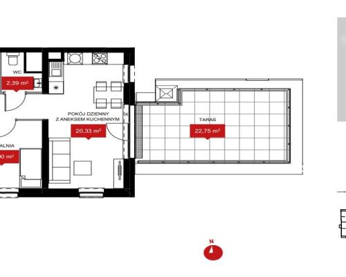 Mieszkanie z tarasu na dachu, przy rzece!