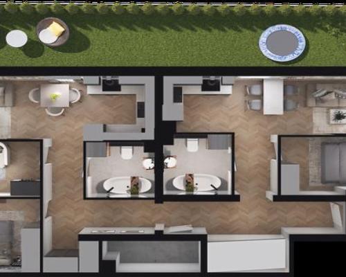 Energooszczędne mieszkanie z ogródkiem na Jagodnie