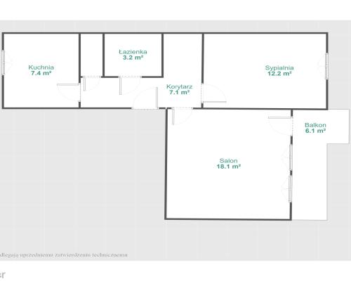 Ciche 2 pokoje z oddzielna kuchnią