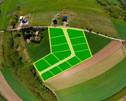 Działka 1/14  w kompleksie 14 działek z WZ