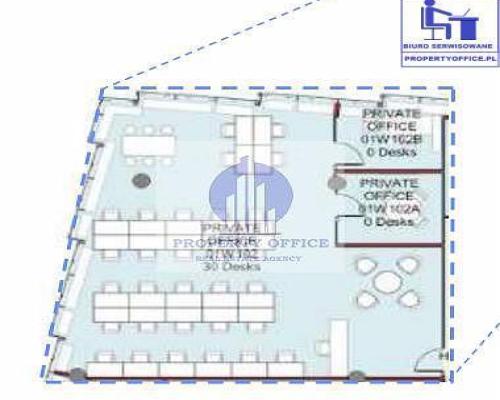 Śródmieście: biuro serwisowane