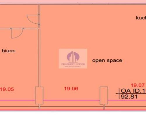 Śródmieście: lokal biurowy na wynajem