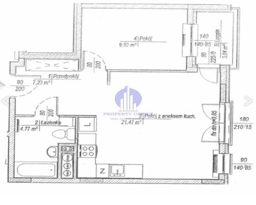 Bielany: biuro 43,39 m2