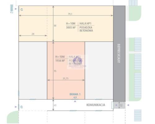 Bielany: magazyn 1750 m2