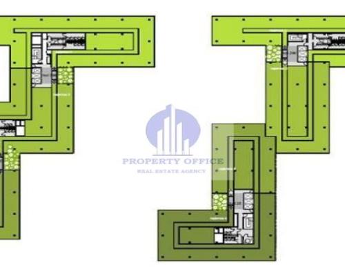 Mokotów: lokal biurowy 1066 m2 na podnajem