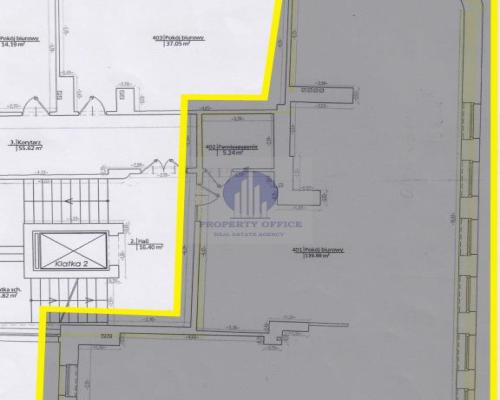 Mokotów: lokal biurowy 152m2 na wynajem