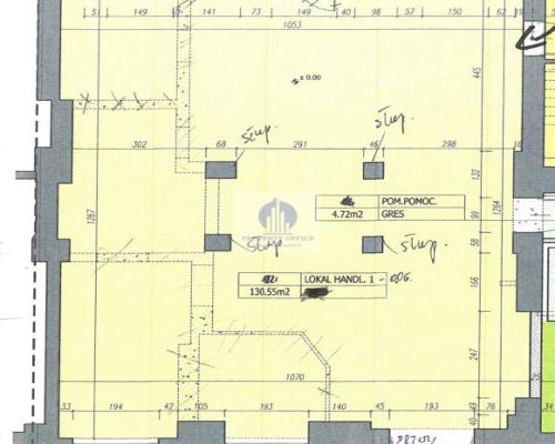 Wola: lokal handlowo-usługowy 135,28 m2 na wynajem