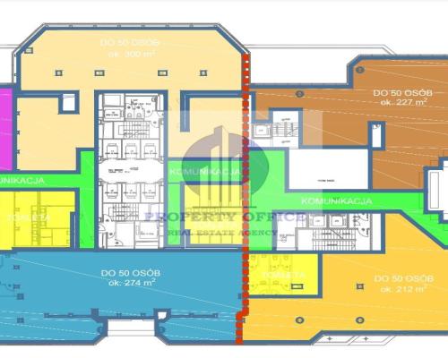 Śródmieście: lokal biurowy 630m2 na wynajem