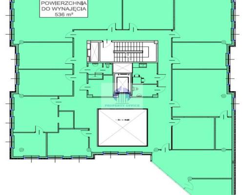 Wola: lokal biurowy 536 m2 na wynajem