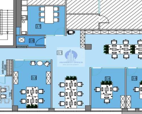 Wola:lokal biurowy 234 m2 na wynajem
